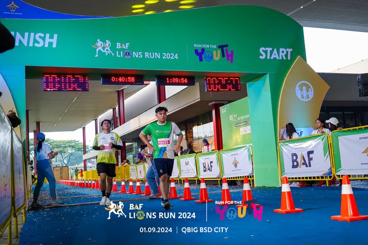 Race photo from BAF LIONS RUN 2024