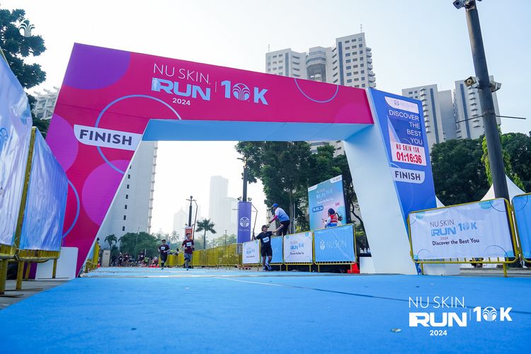 Race photo from Nu Skin Run 10K