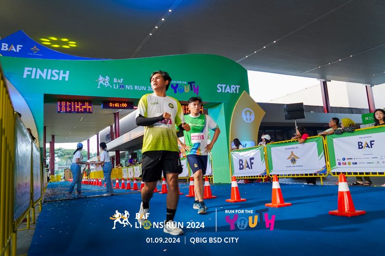 Race photo from BAF LIONS RUN 2024