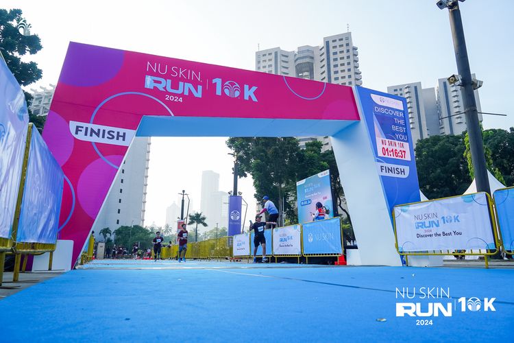 Race photo from Nu Skin Run 10K