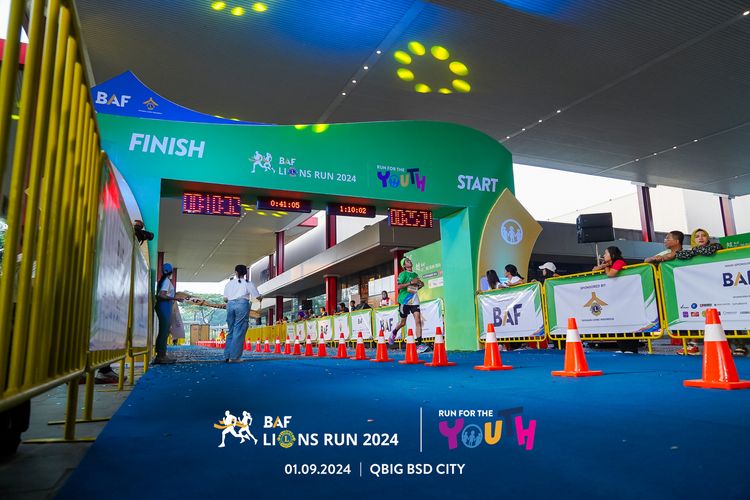 Race photo from BAF LIONS RUN 2024