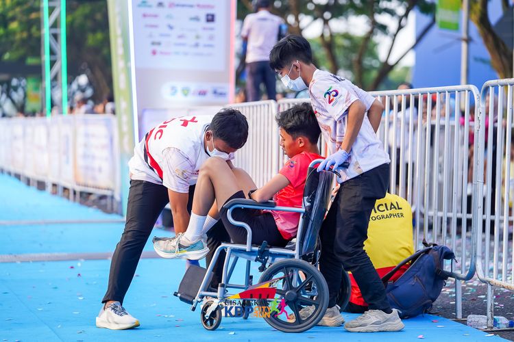 Race photo from CISANGKAN KBP CITY RUN 2025