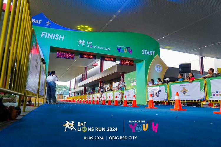 Race photo from BAF LIONS RUN 2024