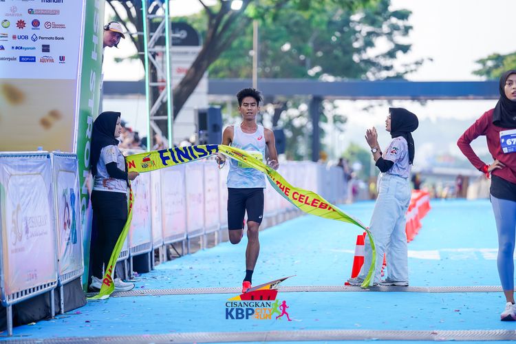 Race photo from CISANGKAN KBP CITY RUN 2025