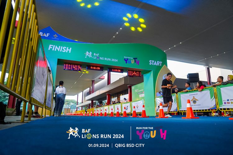 Race photo from BAF LIONS RUN 2024