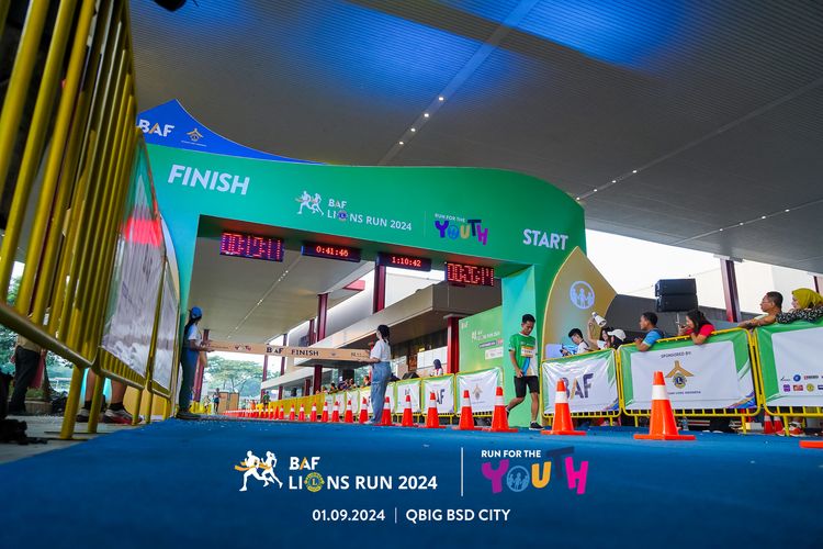 Race photo from BAF LIONS RUN 2024