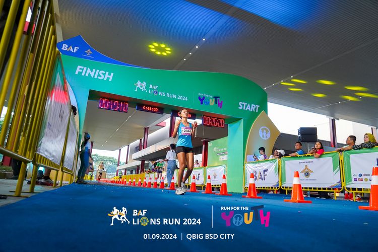 Race photo from BAF LIONS RUN 2024
