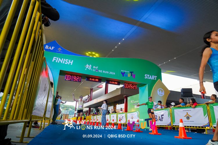 Race photo from BAF LIONS RUN 2024