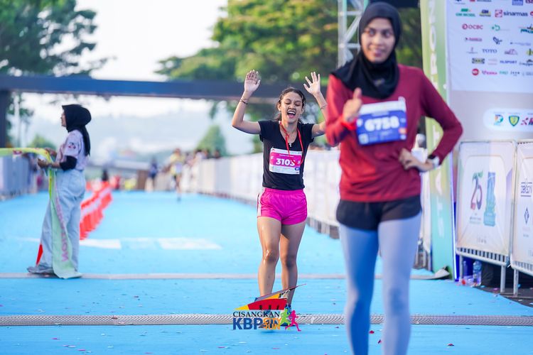 Race photo from CISANGKAN KBP CITY RUN 2025