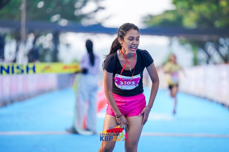 Race photo from CISANGKAN KBP CITY RUN 2025