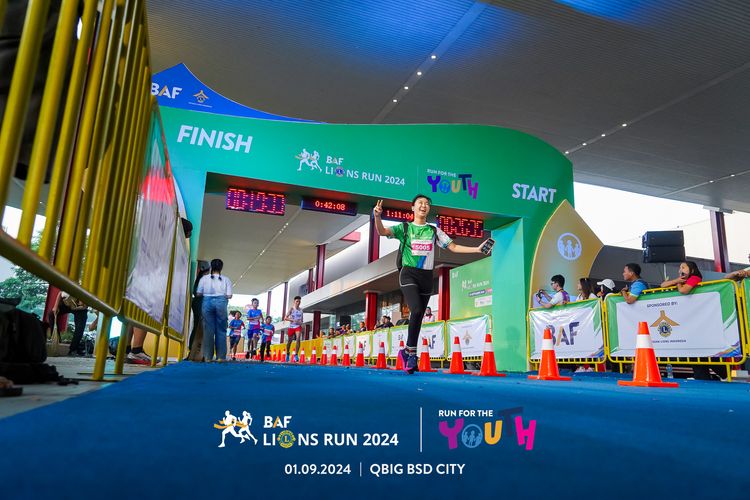 Race photo from BAF LIONS RUN 2024