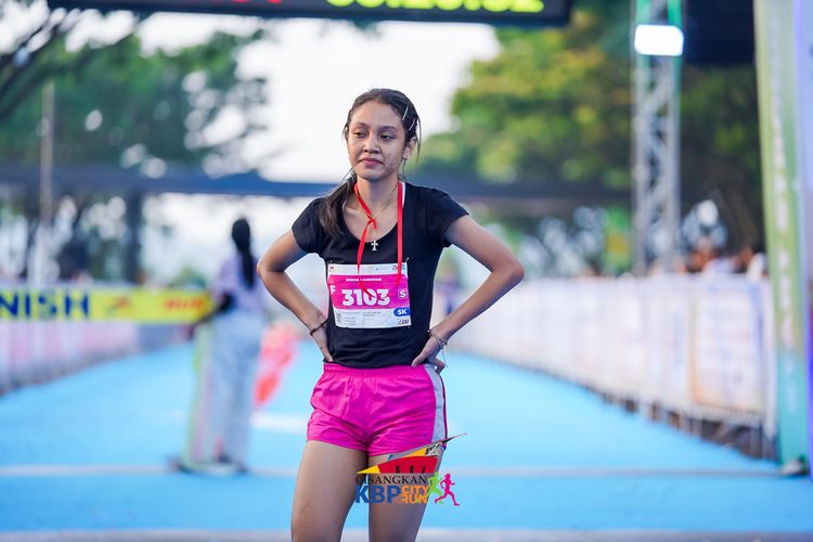 Race photo from CISANGKAN KBP CITY RUN 2025