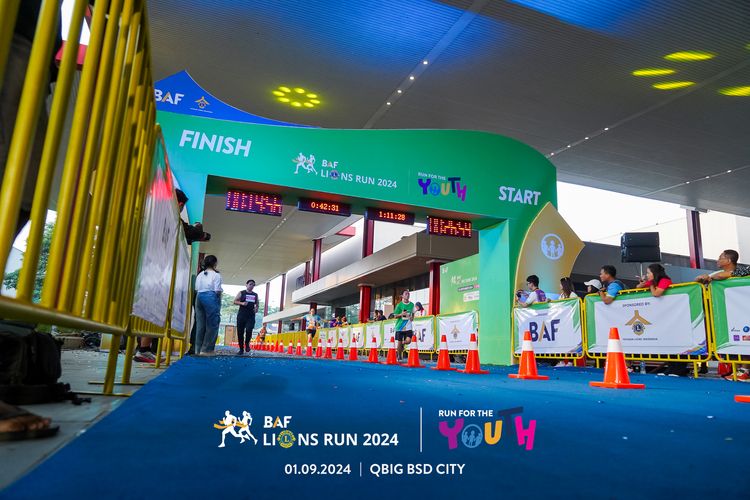Race photo from BAF LIONS RUN 2024