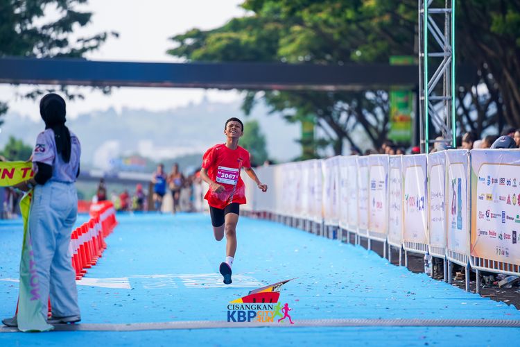 Race photo from CISANGKAN KBP CITY RUN 2025