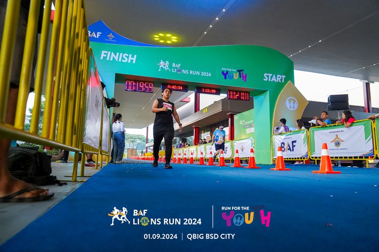 Race photo from BAF LIONS RUN 2024