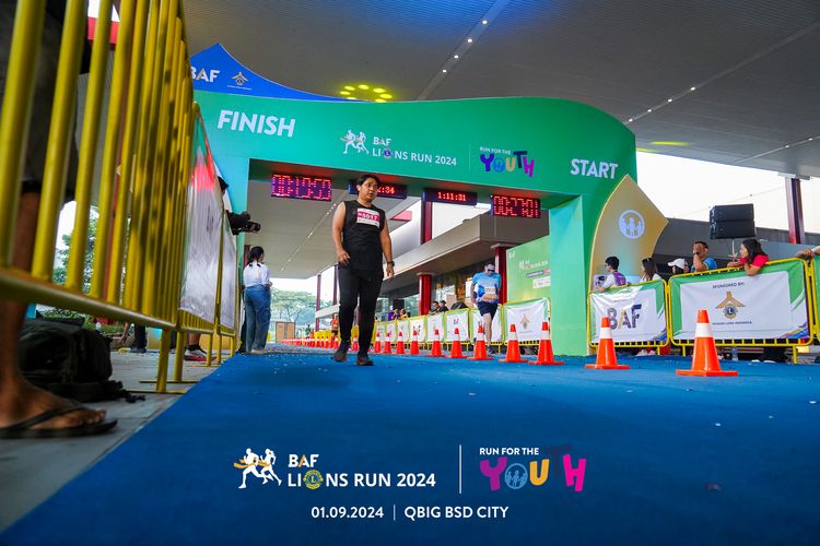 Race photo from BAF LIONS RUN 2024