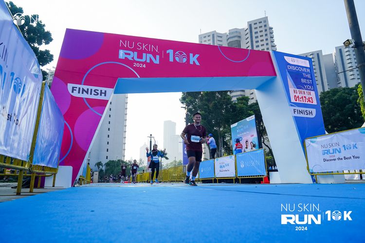Race photo from Nu Skin Run 10K