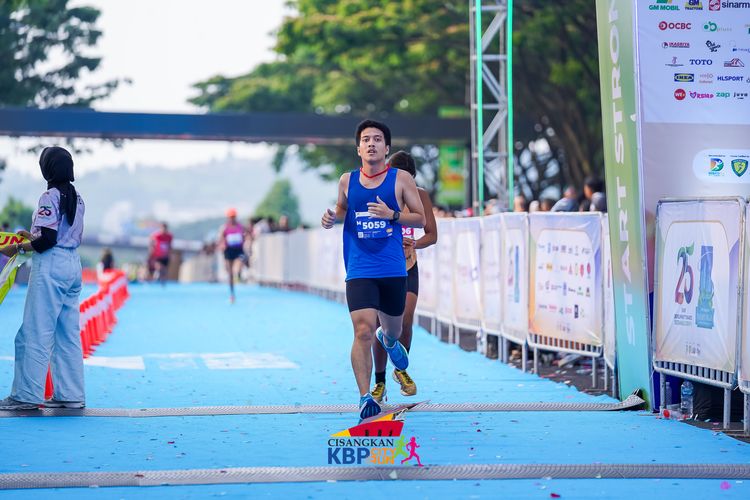 Race photo from CISANGKAN KBP CITY RUN 2025