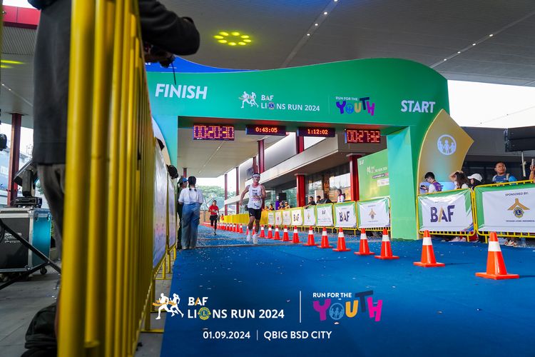 Race photo from BAF LIONS RUN 2024
