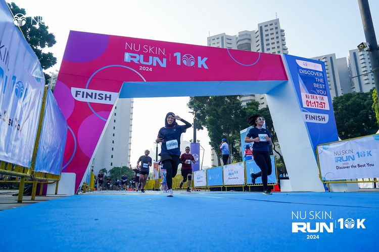 Race photo from Nu Skin Run 10K