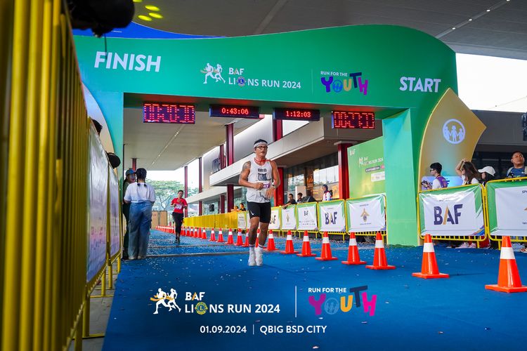 Race photo from BAF LIONS RUN 2024