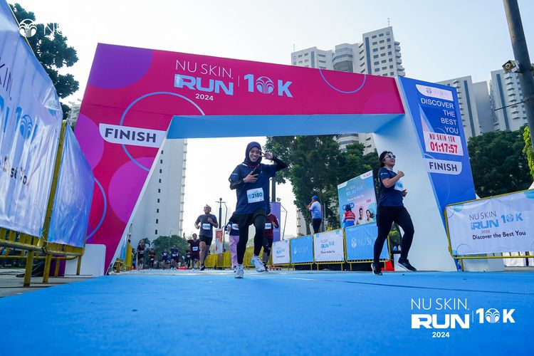 Race photo from Nu Skin Run 10K