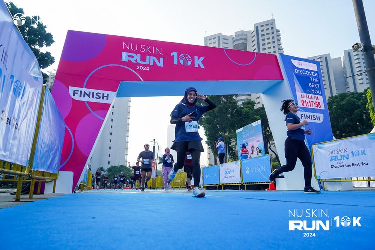 Race photo from Nu Skin Run 10K