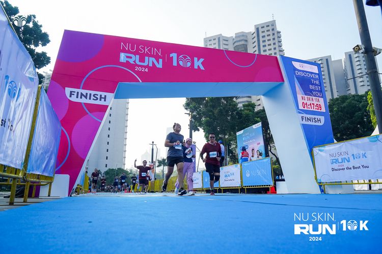 Race photo from Nu Skin Run 10K