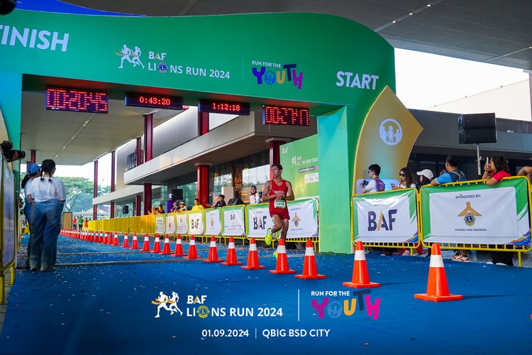 Race photo from BAF LIONS RUN 2024