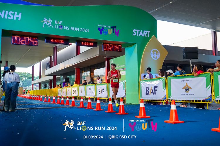 Race photo from BAF LIONS RUN 2024