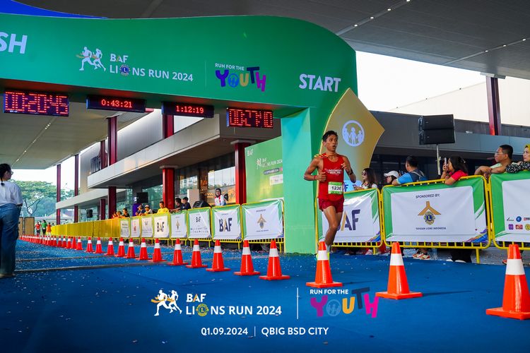 Race photo from BAF LIONS RUN 2024