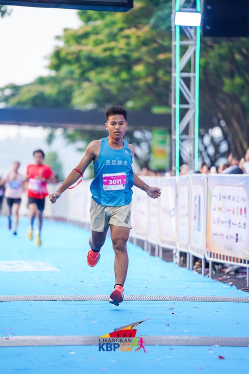 Race photo from CISANGKAN KBP CITY RUN 2025