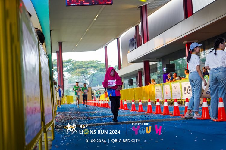 Race photo from BAF LIONS RUN 2024