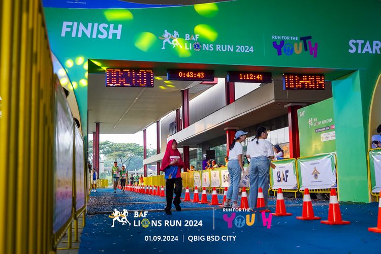 Race photo from BAF LIONS RUN 2024