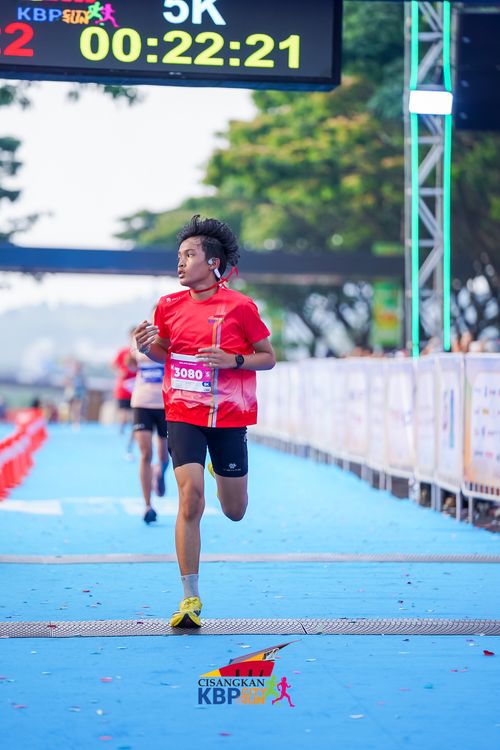 Race photo from CISANGKAN KBP CITY RUN 2025