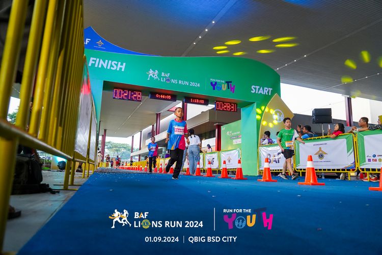Race photo from BAF LIONS RUN 2024