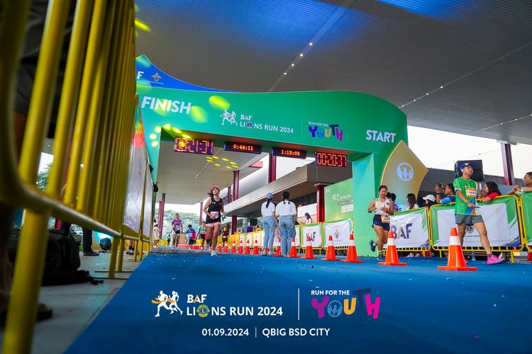 Race photo from BAF LIONS RUN 2024