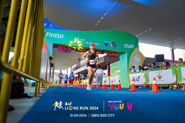 Race photo from BAF LIONS RUN 2024
