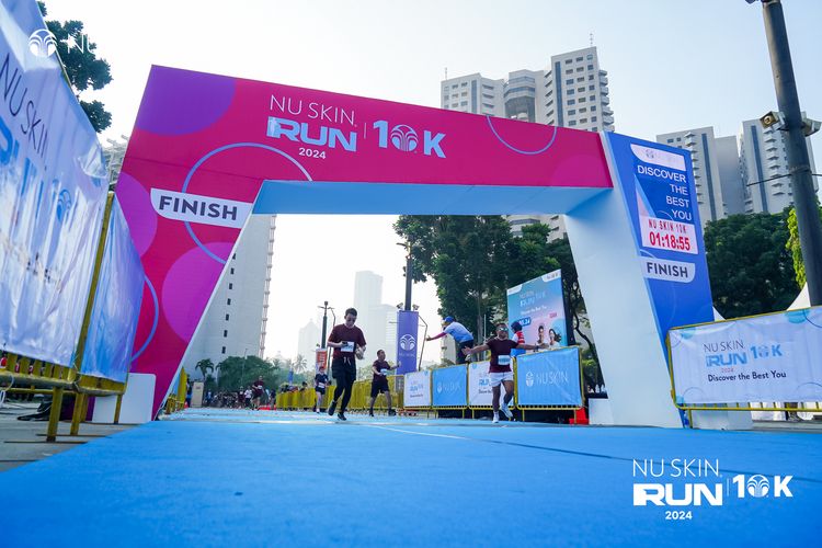 Race photo from Nu Skin Run 10K