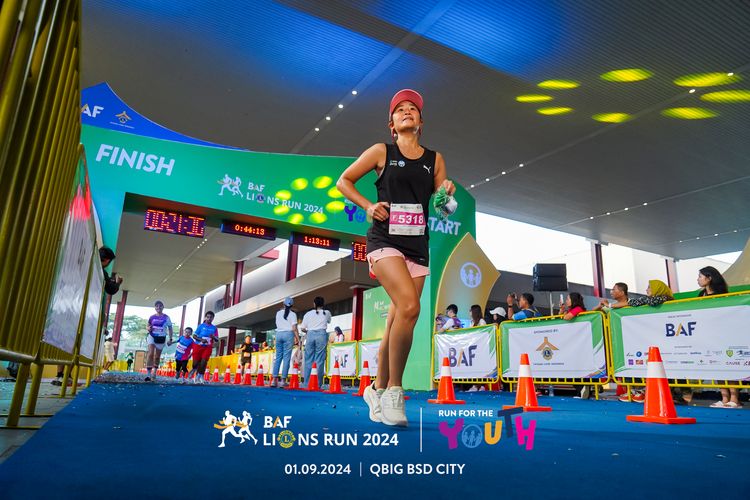 Race photo from BAF LIONS RUN 2024