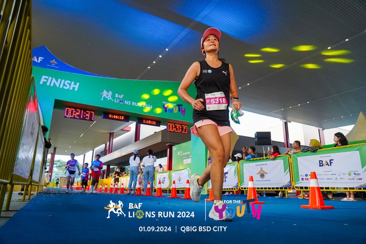 Race photo from BAF LIONS RUN 2024