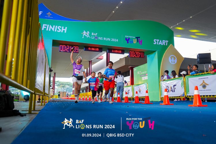 Race photo from BAF LIONS RUN 2024