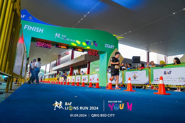 Race photo from BAF LIONS RUN 2024