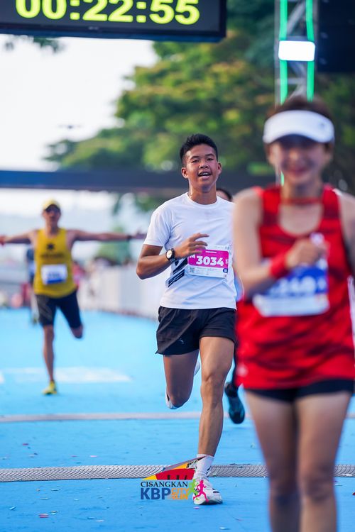 Race photo from CISANGKAN KBP CITY RUN 2025