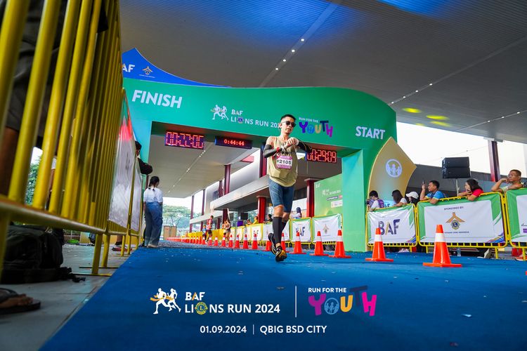 Race photo from BAF LIONS RUN 2024