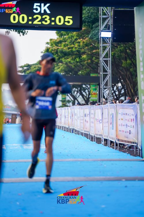 Race photo from CISANGKAN KBP CITY RUN 2025