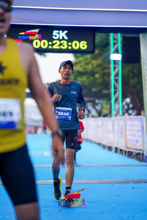 Race photo from CISANGKAN KBP CITY RUN 2025