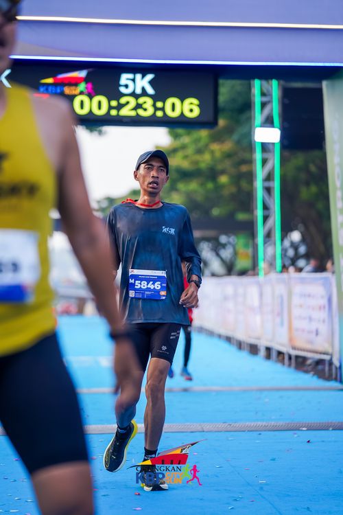 Race photo from CISANGKAN KBP CITY RUN 2025