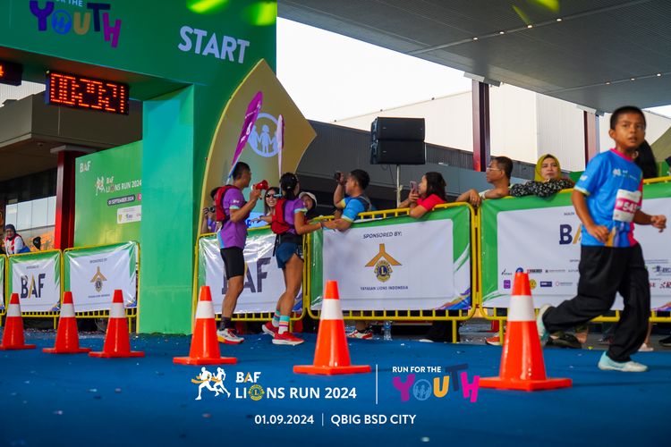 Race photo from BAF LIONS RUN 2024