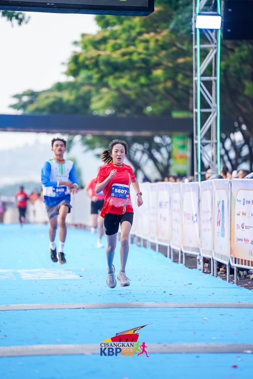 Race photo from CISANGKAN KBP CITY RUN 2025
